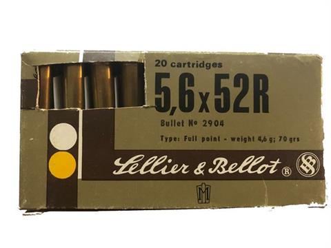 rifle cartridges 5,6 x 52 R, Sellier & Bellot, § unrestricted