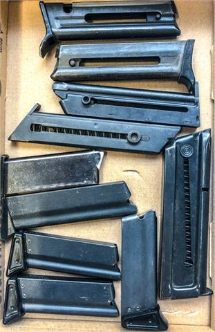 pistol magazines .22 lr, various, bundle lot of 10 items