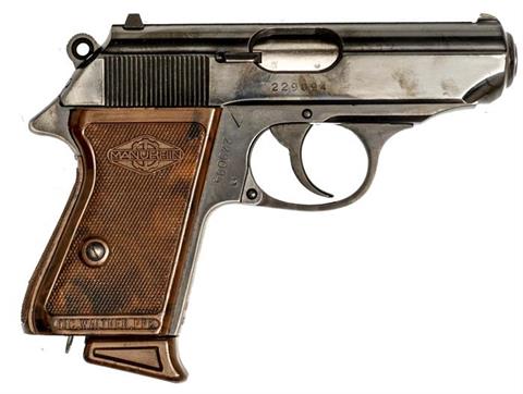 Walther PPK, manufacture Manurhin, Austrian Gendarmerie, 7,65 Browning, #229094, § B accessories (W 3296-15)