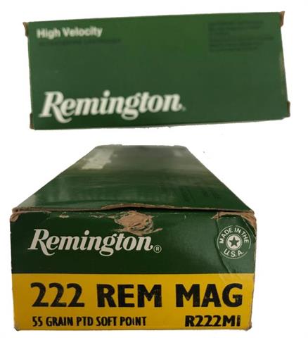 Büchsenpatronen .222 Rem. Magnum, Remington, § frei ab 18
