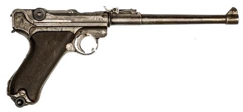 Parabellum, lange Pistole 08 (Artilleriemodell), Doppeldatum, DWM, 9 mm Luger, #5815, § B