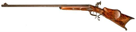 single shot rifle unknown maker, .22 lr., #138/72, § C, accessories