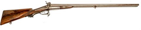pinfire S/S double shotgun, K. Brauneis - Zwettl, 16 Lefaucheux, # without number, § unrestricted