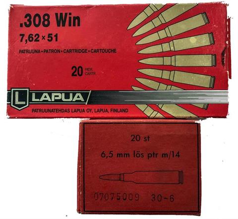 rifle cartridges .308 Winchester Lapua, § A/B