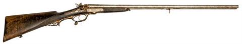 S/S hammer double shotgun, Belgian, signed  "Anton Ignatz Krebs - Vienna", 16/65, #5487, § D