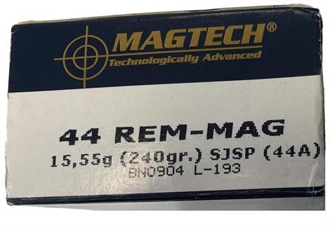 revolver cartridges .44 Magnum, Magtech, § B