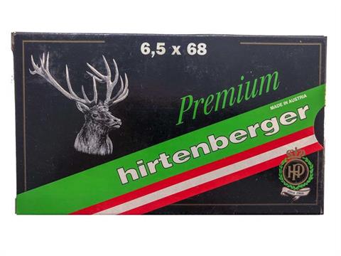 rifle cartridges 6,5 x 68 Hirtenberger Premium, § unrestricted