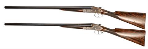 pair of sidelock S/S shotguns Charles Hellis & Sons - London, 12/70, #3579 & 3580, § D accessories