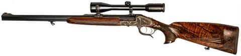 O/U combination rifle H. Scheiring - Ferlach, .300 Wby Mag.; .222 Rem., #453 § C