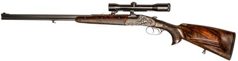 O/U combination rifle Josef Just - Ferlach ,.222 Rem.; .22 WMR, #24140, § C