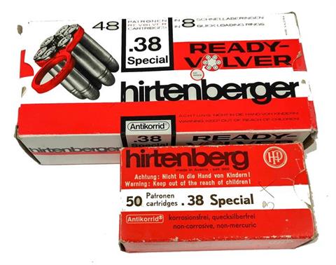 Revolverpatronen .38 Special Hirtenberger, System "Readyvolver", § B