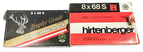 rifle cartridges 8x68S, Hirtenberger, § unrestricted