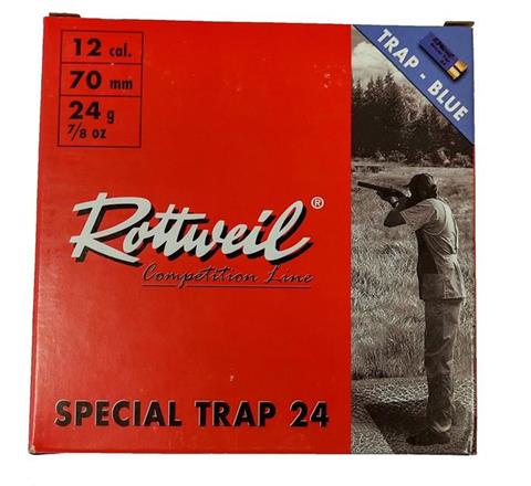 shotgun cartridges 12/70 Rottweil Spezial Trap, § unrestricted