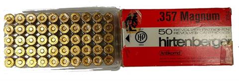revolver cartridges .357 Magnum, HP and PMP, § B