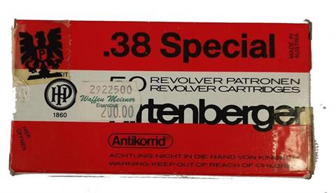 Revolverpatronen .38 Special, Hirtenberger, § B