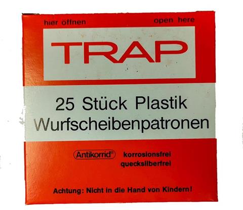 Schrotpatronen 12/70 Trap von Hirtenberger, § frei ab 18