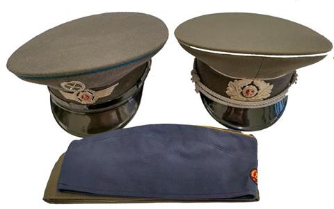 hats bundle lot NVA - GDR, 5 items