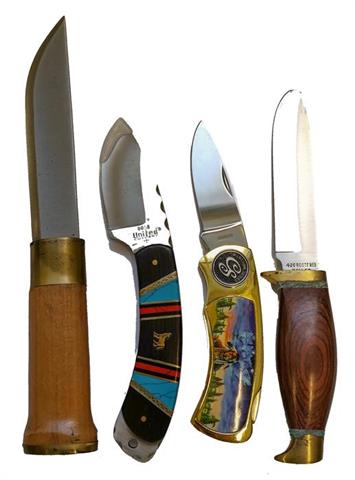 Knives- bundle lot, 4 items