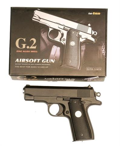 Softair-Pistole G.2, 6 mm, § frei ab 18