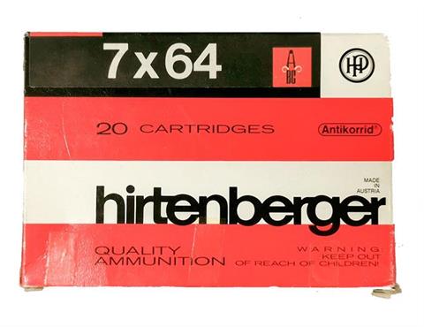 rifle cartridges 7x64 ABC- bullet, Hirtenberger, § unrestricted