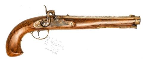 Percussion pistol (replica), Italian, .44, #17989, § unrestricted