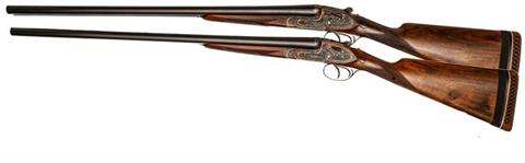 Pair of Sidelock S/S shotguns AyA model No.2, 12/70, #319002 & 319003, § D
