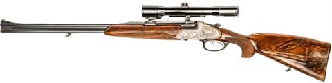 O/U double rifle Ferlach, Waffen Krausser Munich, 9,3x74R, #13638, § C