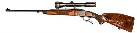 Falling block rifle F.W. Heym model Ruger No. 1, .30-06 Sprg., #13111555, § C