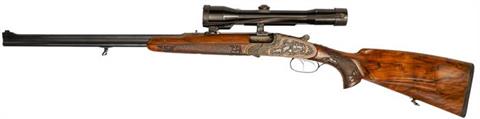 Sidelock Combination rifle Josef Just - Ferlach, .30-06 Sprg.; .222 Rem., #24459, § C