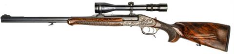Combination rifle Scheiring-Düsel - Ferlach, .22 WMR; 6x62 Freres, #206465.75, with exchangeable barrel, § C