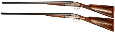 Pair of Sidelock S/S Shotguns Ignacio Ugartechea - Eibar, 12/70, #350329602 & 350329702, § D