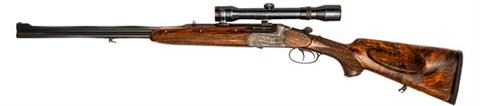 O/U Combination Rifle Josef Hambrusch - Ferlach, 7x57R; .22 WMR, #22/980, § C