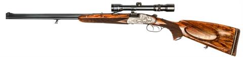 O/U Combination Rifle Josef Just - Ferlach, 5,6x50R, .22 WMR, #245650, § C