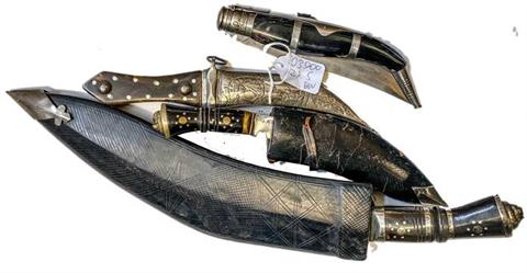 Orientalische Blankwaffen, Konvolut - 5 Stück
