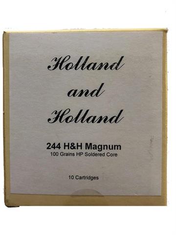 Büchsenpatronen .244 Holland & Holland Magnum, § frei ab 18