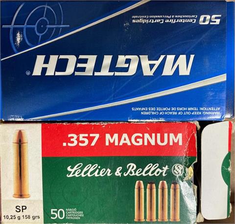 Revolver cartridges .357 Magnum, Magtech & S&B, § B