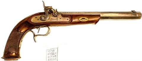 percussion pistol (replica) "W. Parker of London", Ardesa - Spain, .45, #121730, § unrestricted
