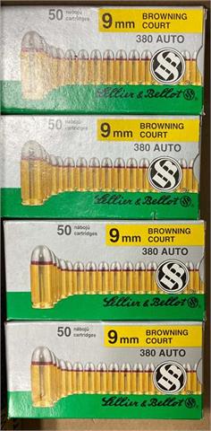 pistol cartridges .380 Auto, Sellier & Bellot, § B