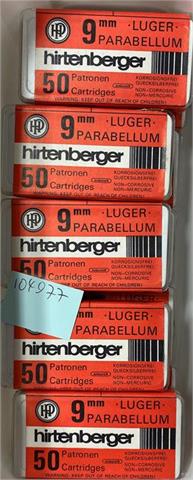 Pistolenpatronen 9 mm Luger, Hirtenberger, § B