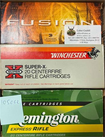 rifle cartridges .45-70 Government and .38-55 Winchester, various makers, § unrestricted