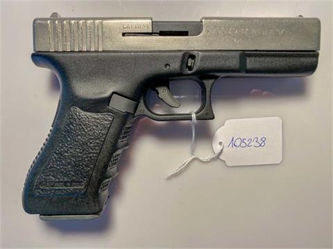 blank pistol as clone of the Glock 17, Italian maker, 9 mm blank, § unrestricted