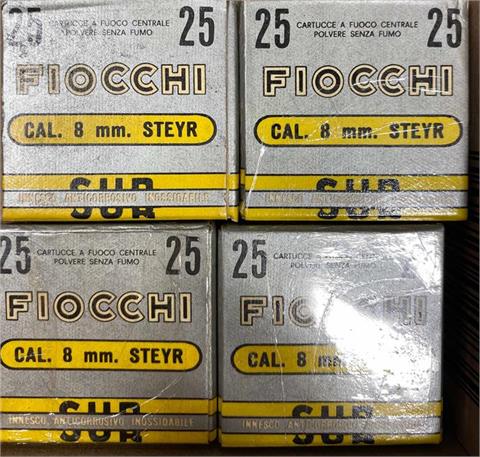 pistol cartridges 8 mm Roth-Steyr, Fiocchi, § B