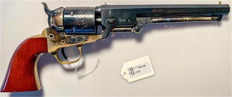 Schreckschussrevolver als Kopie eines Colt Navy 1851, A. Uberti Italy, 9 mm Knall, § frei ab 18