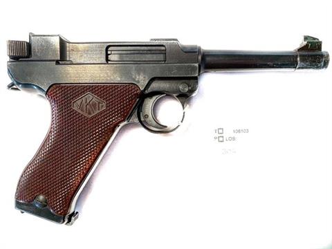 Lahti L-35 model IV, manufacture Valmet, 9 mm Luger, #7915, § B