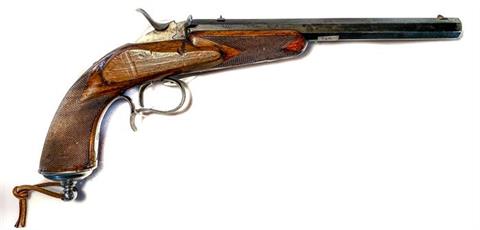 Hahn-Scheibenpistole, unbekannter Hersteller, 6 mm Flobert, 22lr., #513, § B