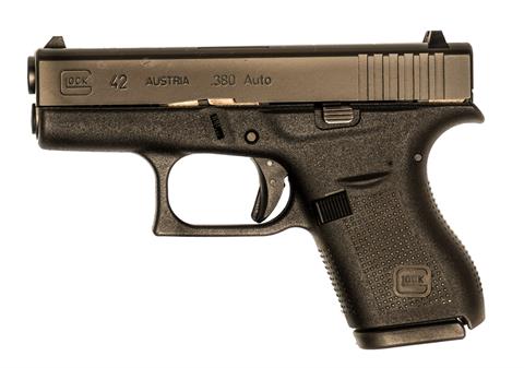 Glock 42, 9 mm Kurz, #YFV476, § B (W 2283-16)