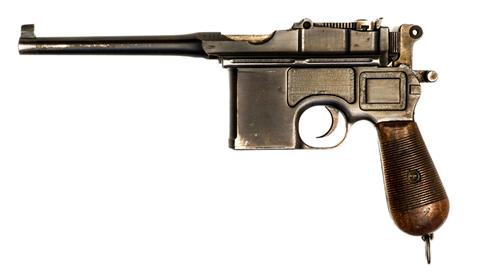 Mauser C96/12, mit Anschlagschaft, 7,63 Mauser, #24662, § B