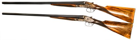 Pair of Sidelock S/S shotguns V. Bernadelli Gardone, 12/70, #1792 & #1793, § C