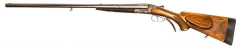 S/S combination gun Carl Bock - Frankfurt, 11,15x60R (= Mauser M71); 16/65, #12031, with exchangeable barrels, § C, accessories