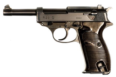 Walther Zella-Mehlis, P38 Wehrmacht, 9 mm Luger, #3622, § B